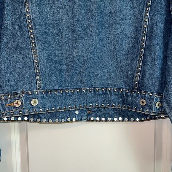 Forever 21 Studded Jean Jacket - Picture 8 of 10